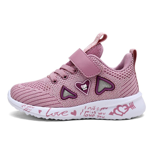 Girls Casual Shoes Light Mesh Sneakers Kids for Summer & Autumn